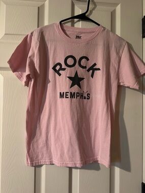 Pink "Rock Memphis" Graphic Tee